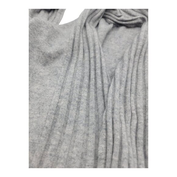 Naadam Sweater Womens S Gray Cashmere Cardigan Cable Knit Lagenlook Modest - Picture 6 of 10